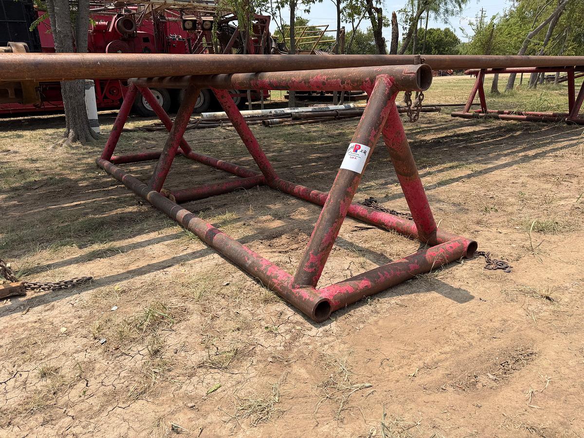 Used (2x$) 15’ x 42” Triangle pipe racks