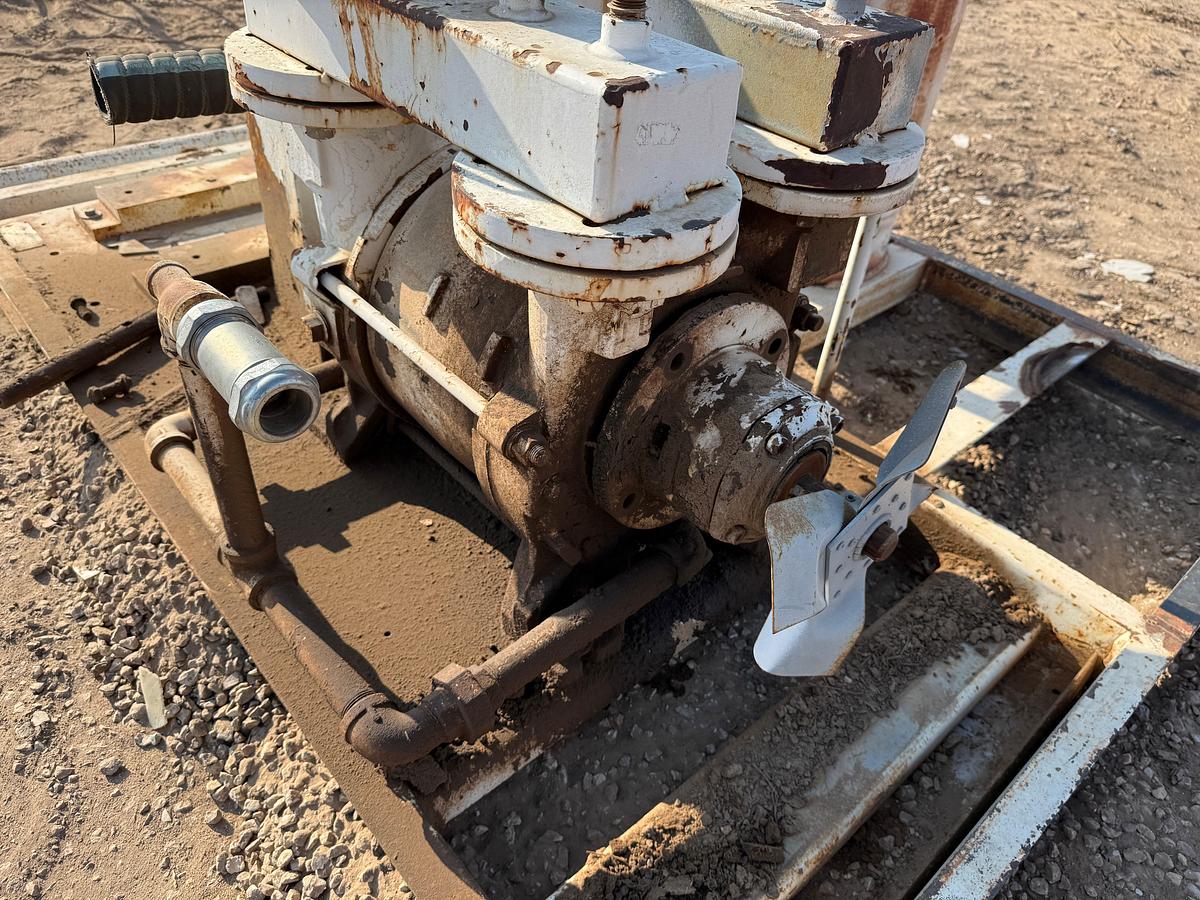 Used (4) SKIDDED AIR COMPRESSOR STATIONS INCOMPLETE F/ PARTS