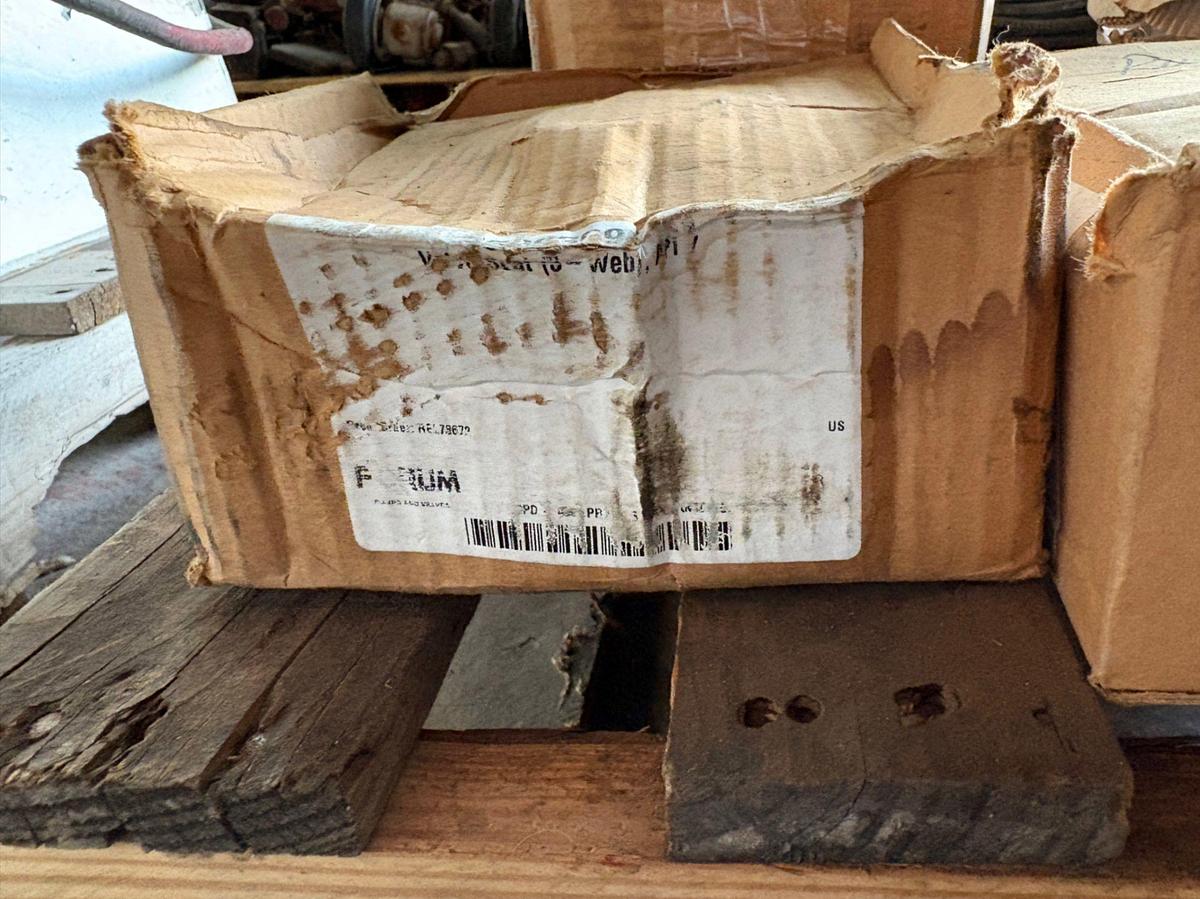 Used (3 pallets of assorted x-over subs, valve seats, & pressure gauges