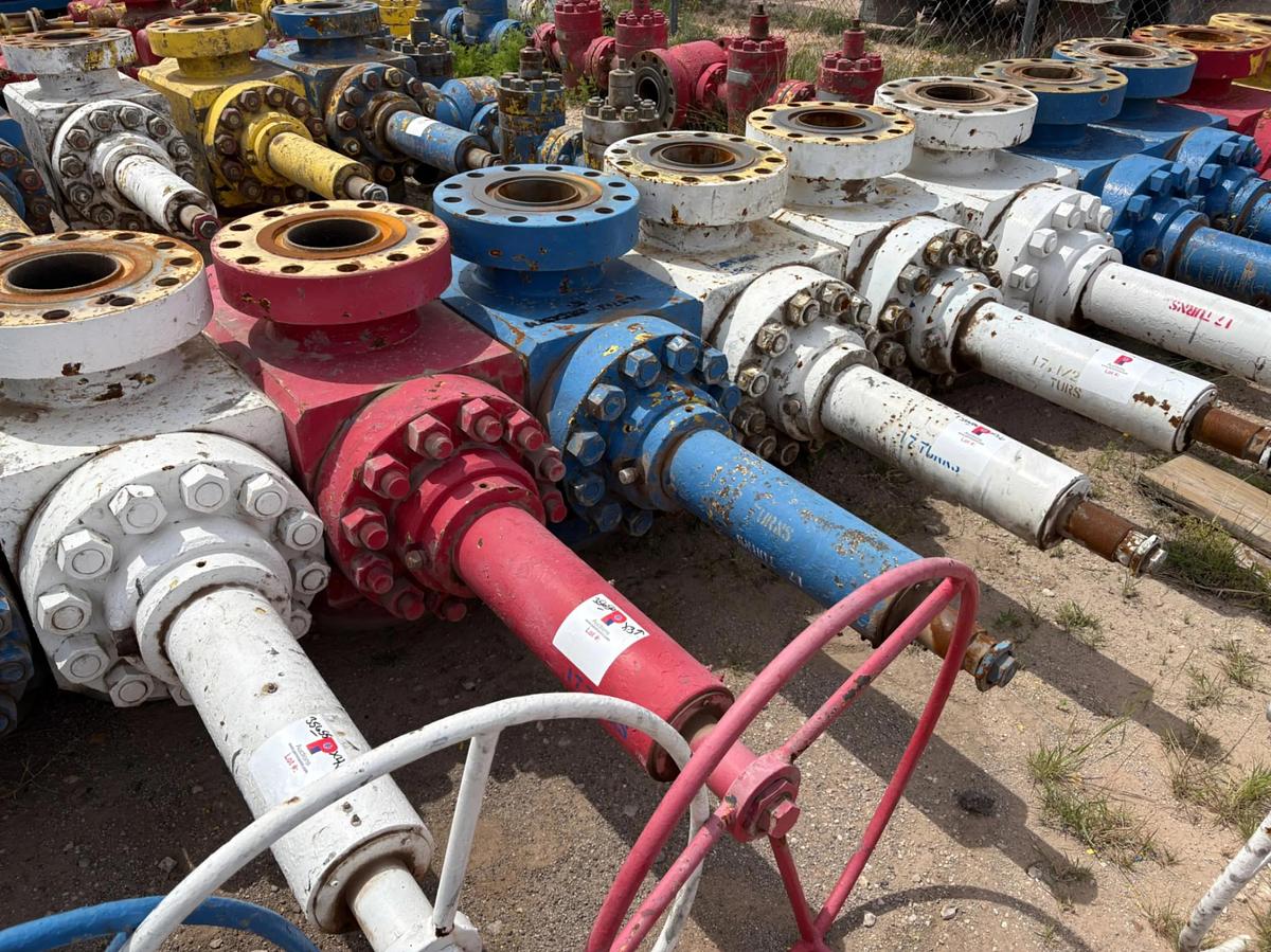 Used (3x$) (3) 7-1/16” 10k frac valves