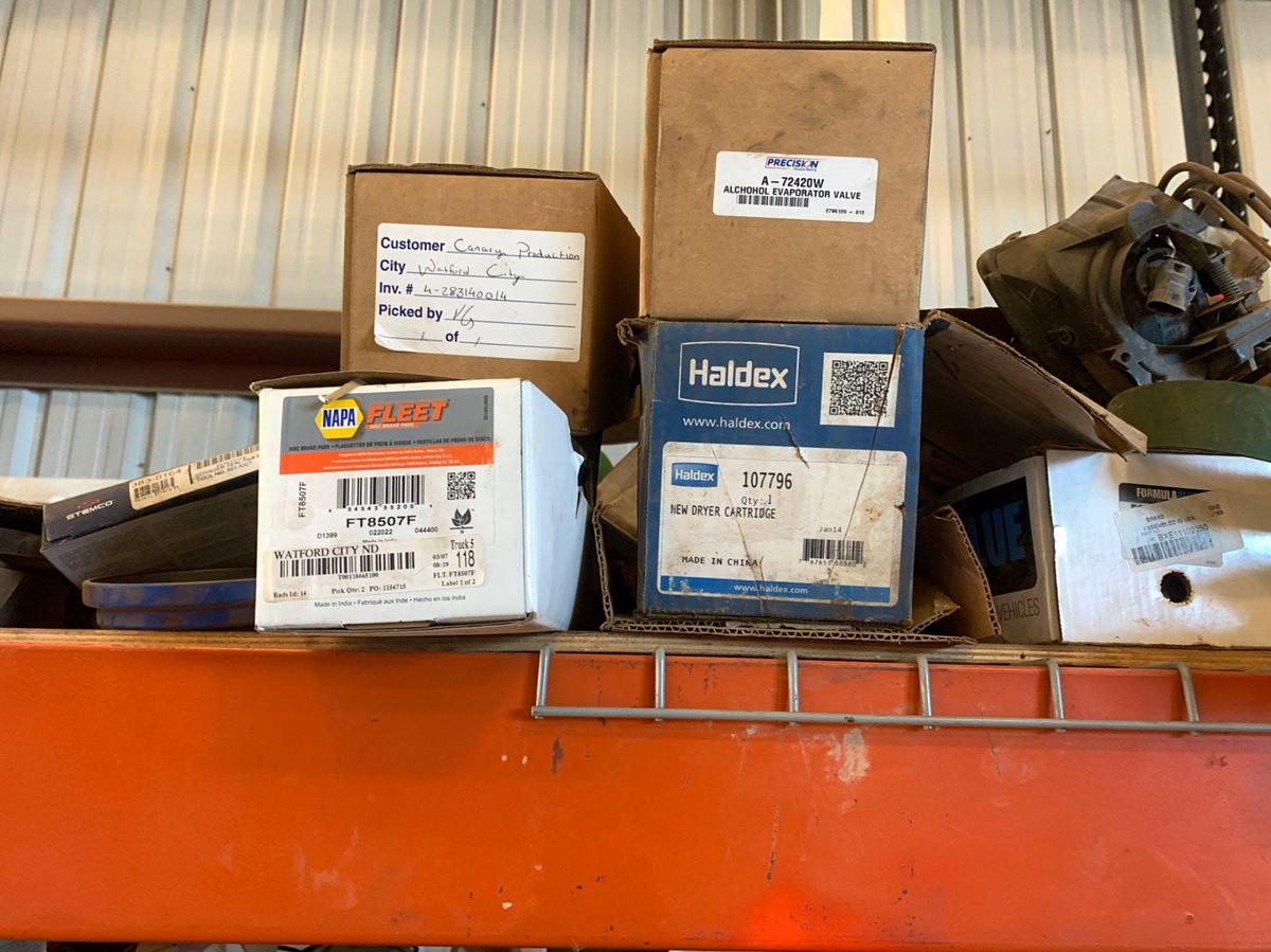 Used 3 Shelves Of Miscellaneous Truck Parts