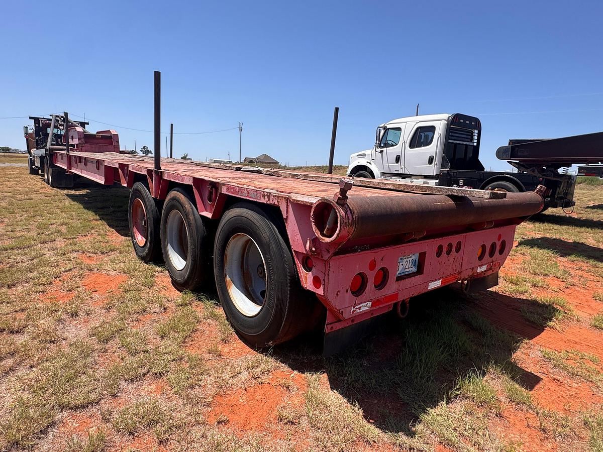 Used 2001 ATOKA 3 AXLE STIFF NECK OILFIELD LOWBOY TRAILER