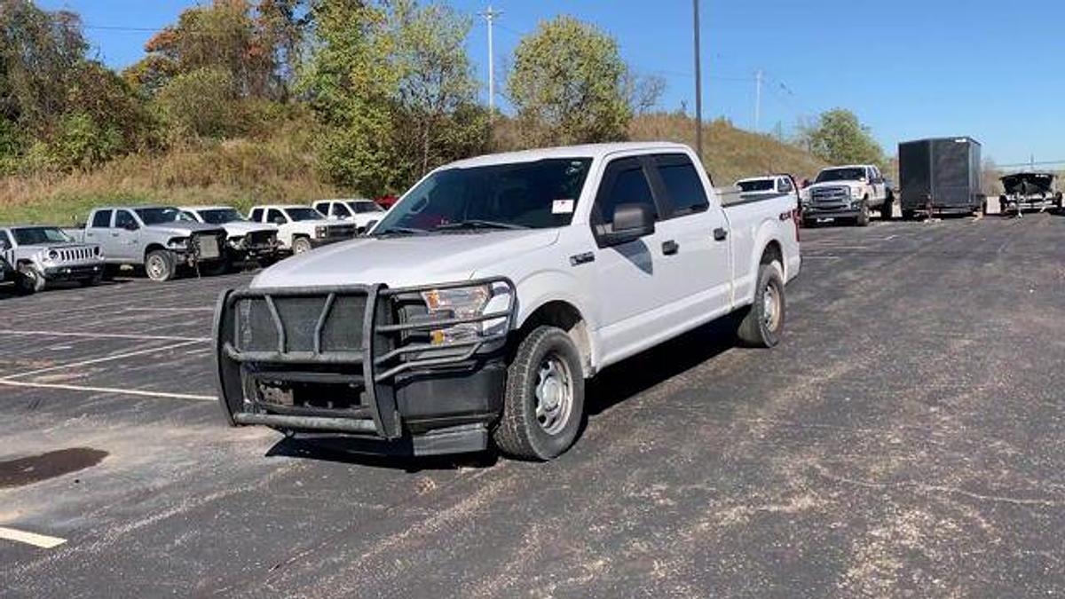 Used 2017 FORD F-150 XL 4X4 CREW CAB PICKUP