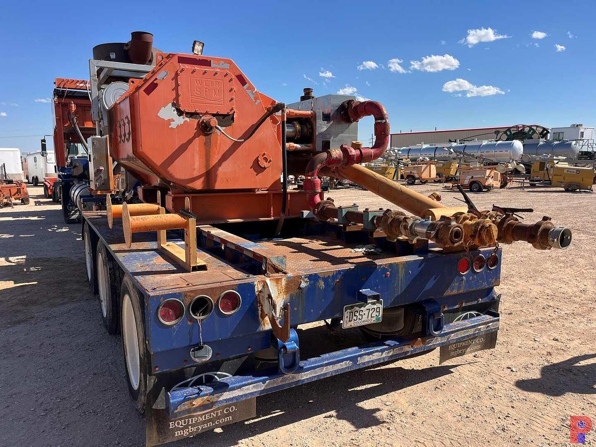 Used 2011 SERVA 3-AXLE TRAILER MOUNTED FRAC PUMP