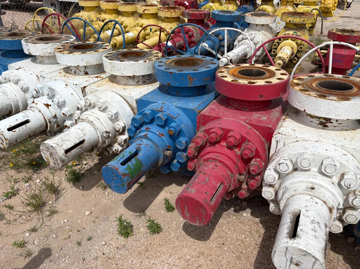 Used (3x$) (3) 7-1/16” 10k frac valves
