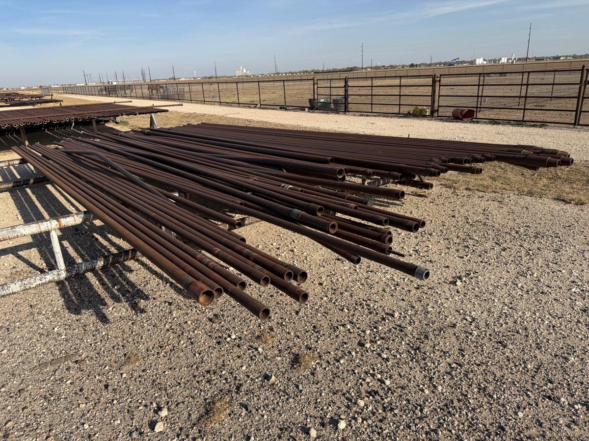 Used (62) jts of structural mixed 2-3/8” to 4” pipe