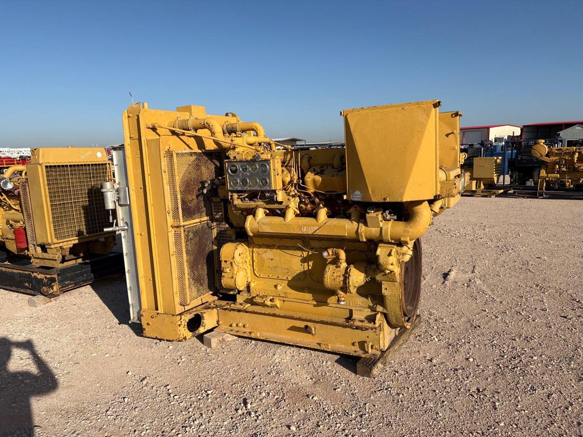 Used Cat D379 PCTA diesel engine w/ radiator