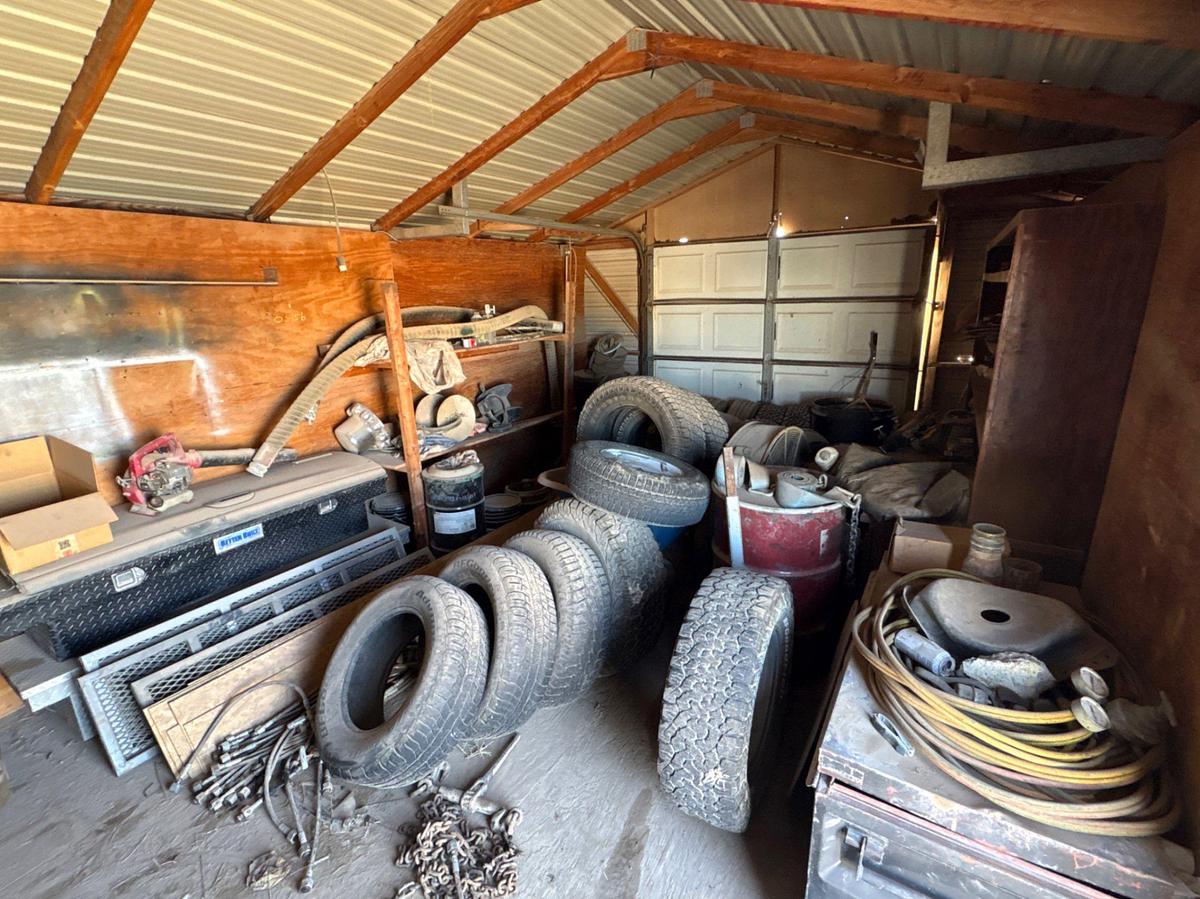 Used Contents of yard shed