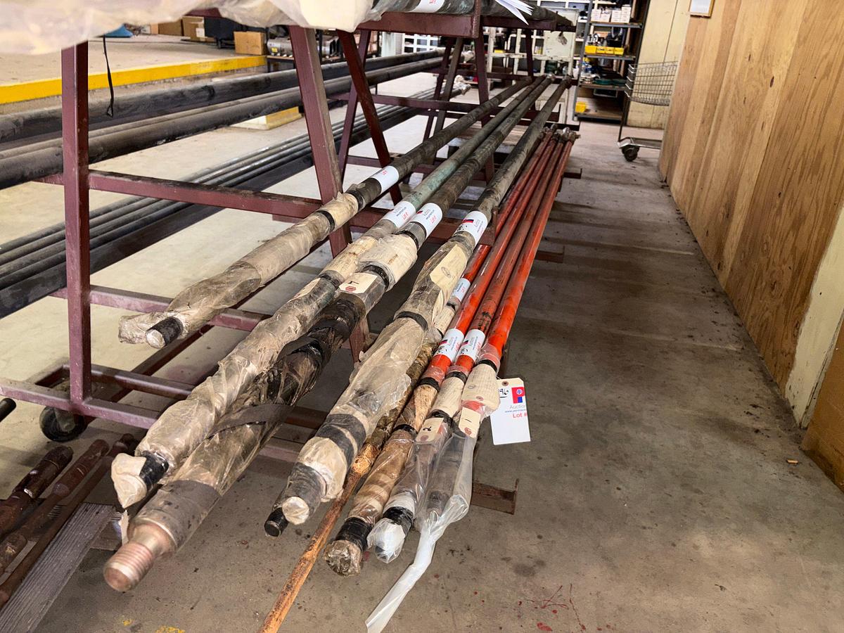 Used 2” x 1-1/2” x 12’, 3’MTL PLGR, Nicarb barrel SS trim rod
