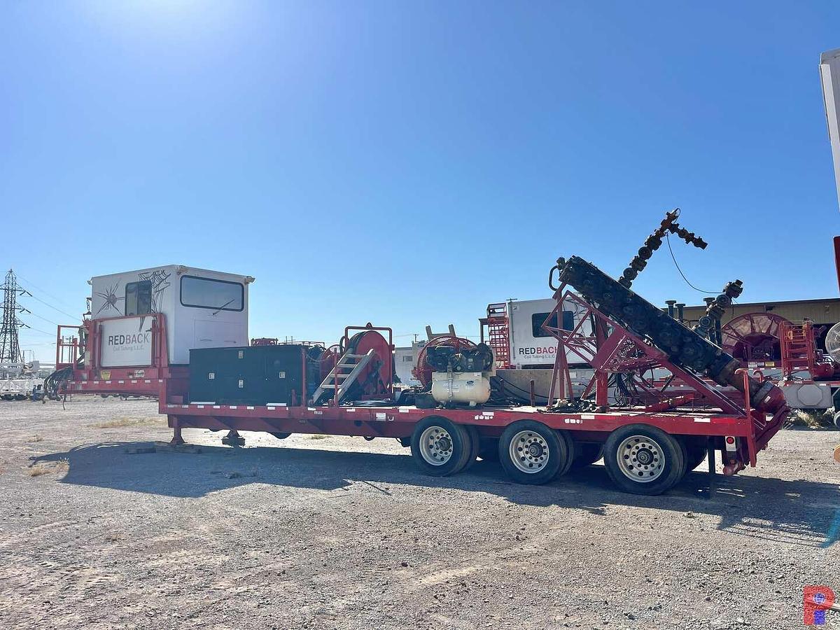 Used 2011 HYDRA RIG 48’ X 102” 3-AXLE COIL TUBING SUPPORT TRAILER