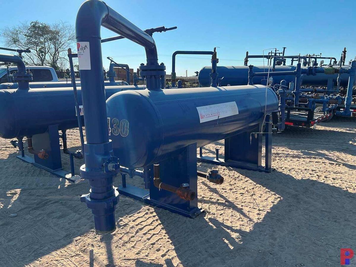 Used 10’ X 30” 1440PSI HORIZONTAL SEPARATOR