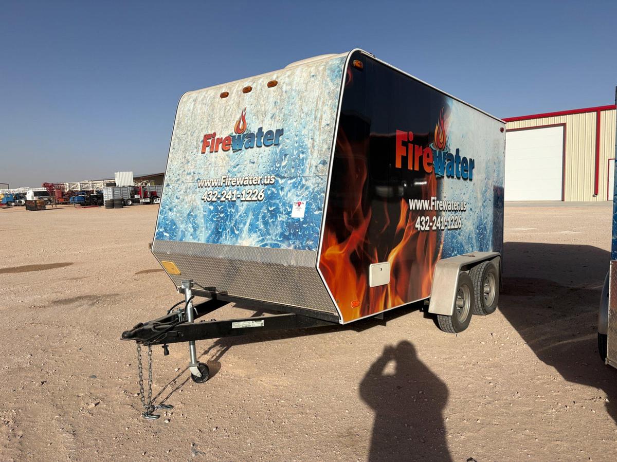 Used 2019 CARSON CUSTOM BUILT 7X14 MOBILE BRACKISH WATER TREATMENT SYSTEM 10000GPD T/A BUMPER PULL TRAILER