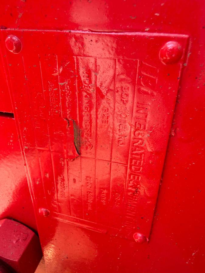 Used LEI 7-1/16” 5K WP DBL HYDRAULIC BLOWOUT PREVENTER BOP