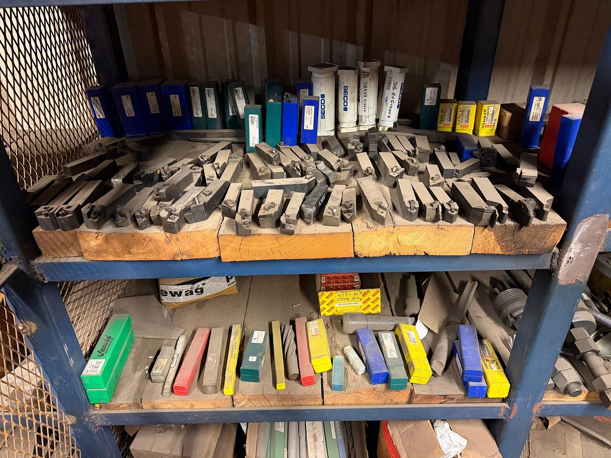 Used 15x8 Room Full Of Machining Tools, parts & supplies