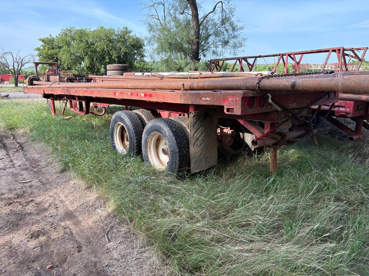 Used 45’ x 92” T/A oilfield float trailer