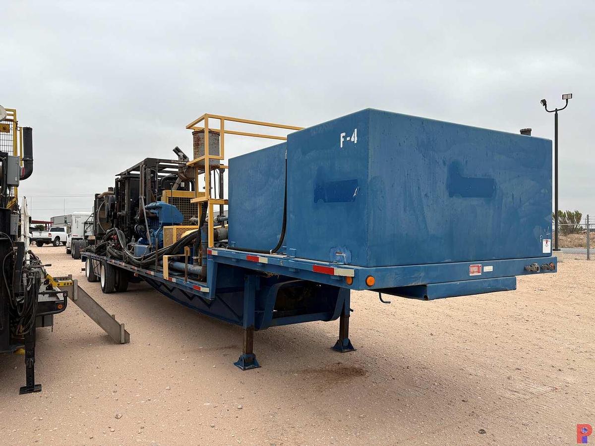 Used AIR FOAM UNIT MTD ON 2008 JET DROP DECK, SPREAD AXLE TRAILER VIN 5JND553248H001069