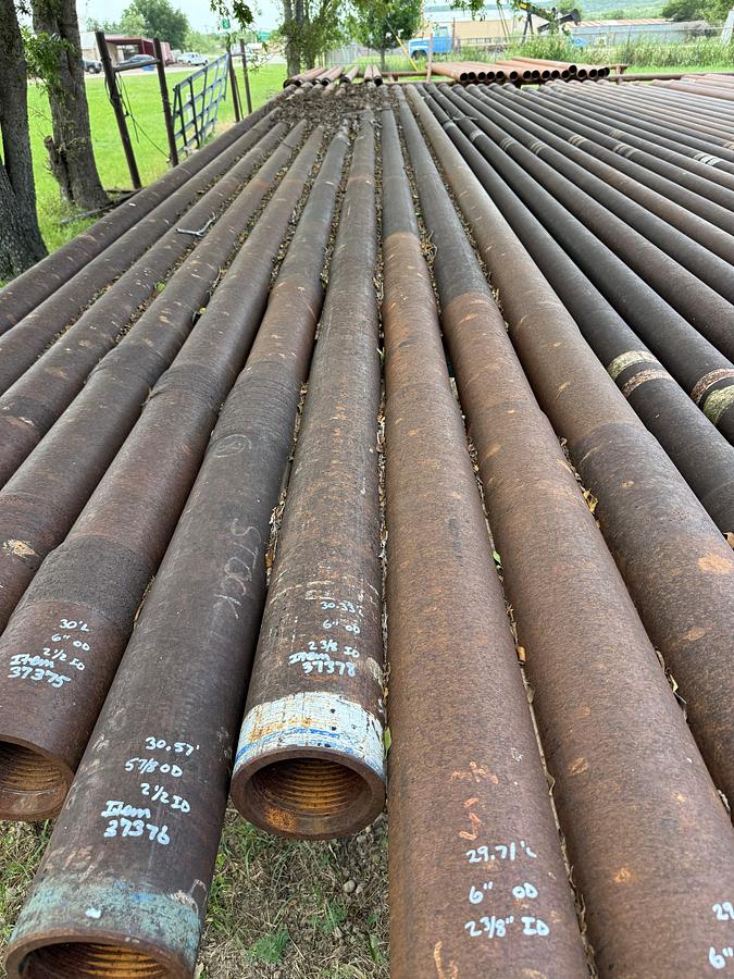 Used 6”OD x 2-3/8”ID x 30.33’L 4-1/2”XH SLICK DRILL COLLAR