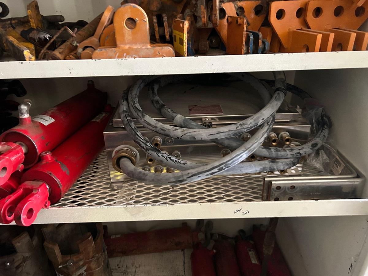 Used 40' Sea Container full of Tesco Top Drive Parts & Supplies