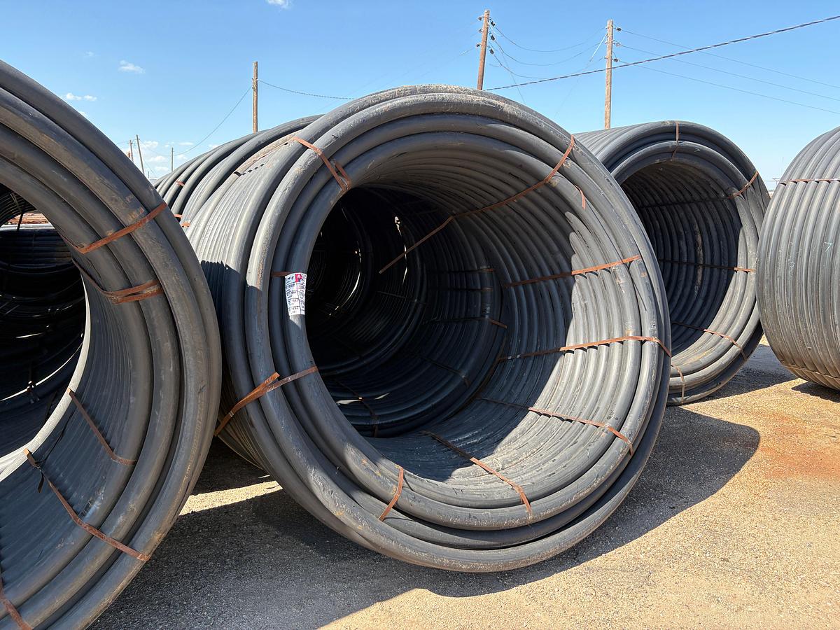 Used 1000’ ROLL OF USED 3” IPS POLY PIPE
