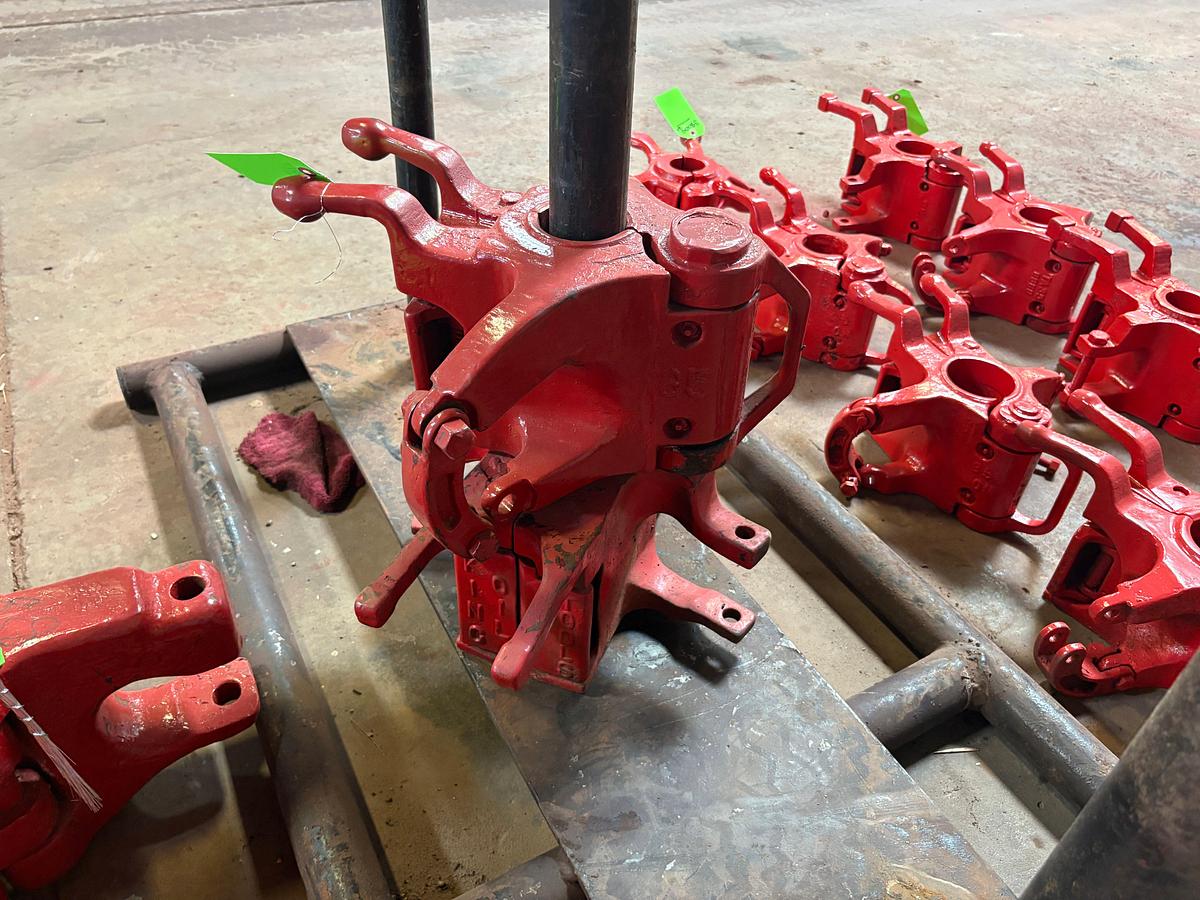 Used (2x$) BJ & king oil tools 2-3/8” 65 ton tubing elevators