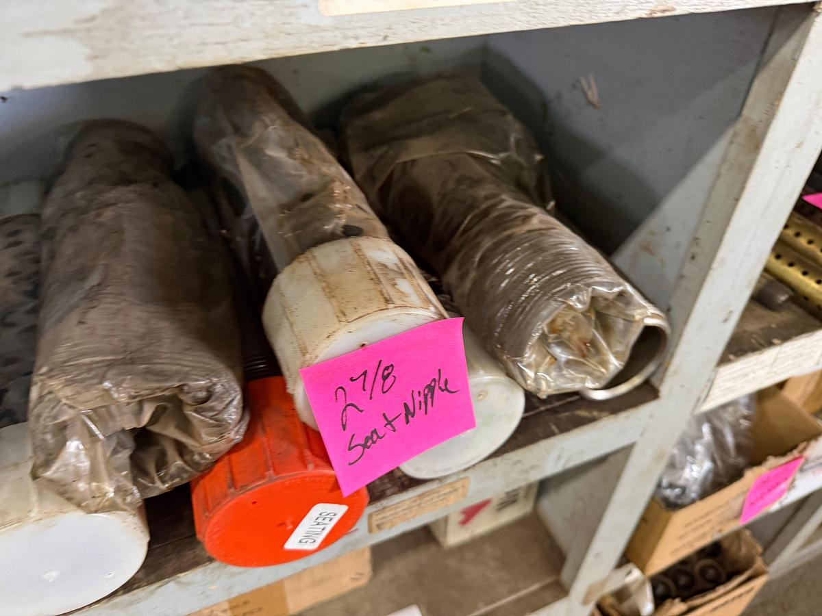 Used 2-3/8” - 2-7/8” SEATING SHOES, NIPPLES, & (1) 3-3/4” TITAN CARBIDE BALL & SEAT