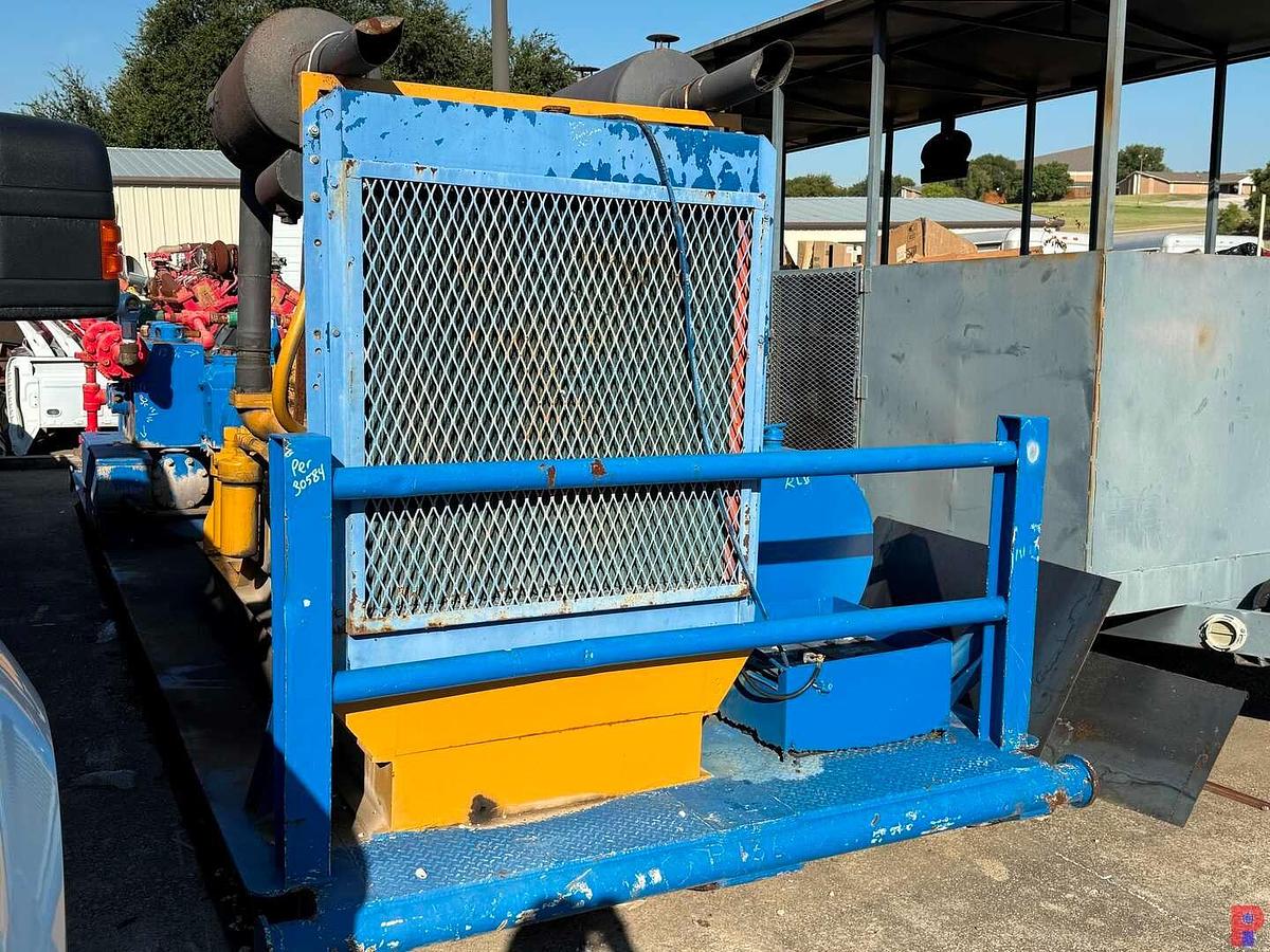 Used GARDNER DENVER PAH TRIPLEX WELL SERVICE PUMP P/B DETROIT 12V71 ALLISON TRANS.