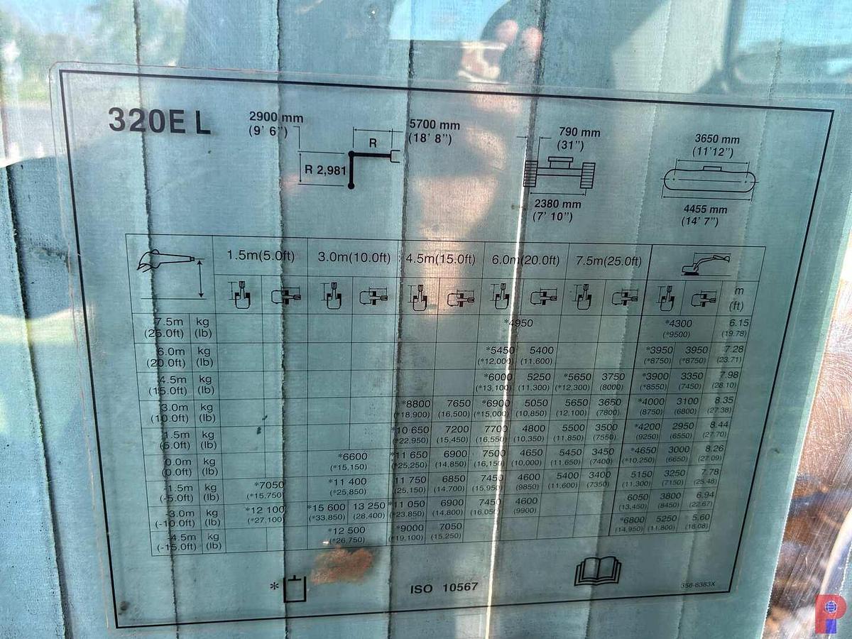 Used 2012 CATERPILLAR 320E CRAWLER EXCAVATOR