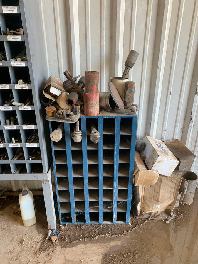 Used (2) 9 x 8 Row Bolt Bins and (1) 8 x 5 Row Bins and all it’s Contents