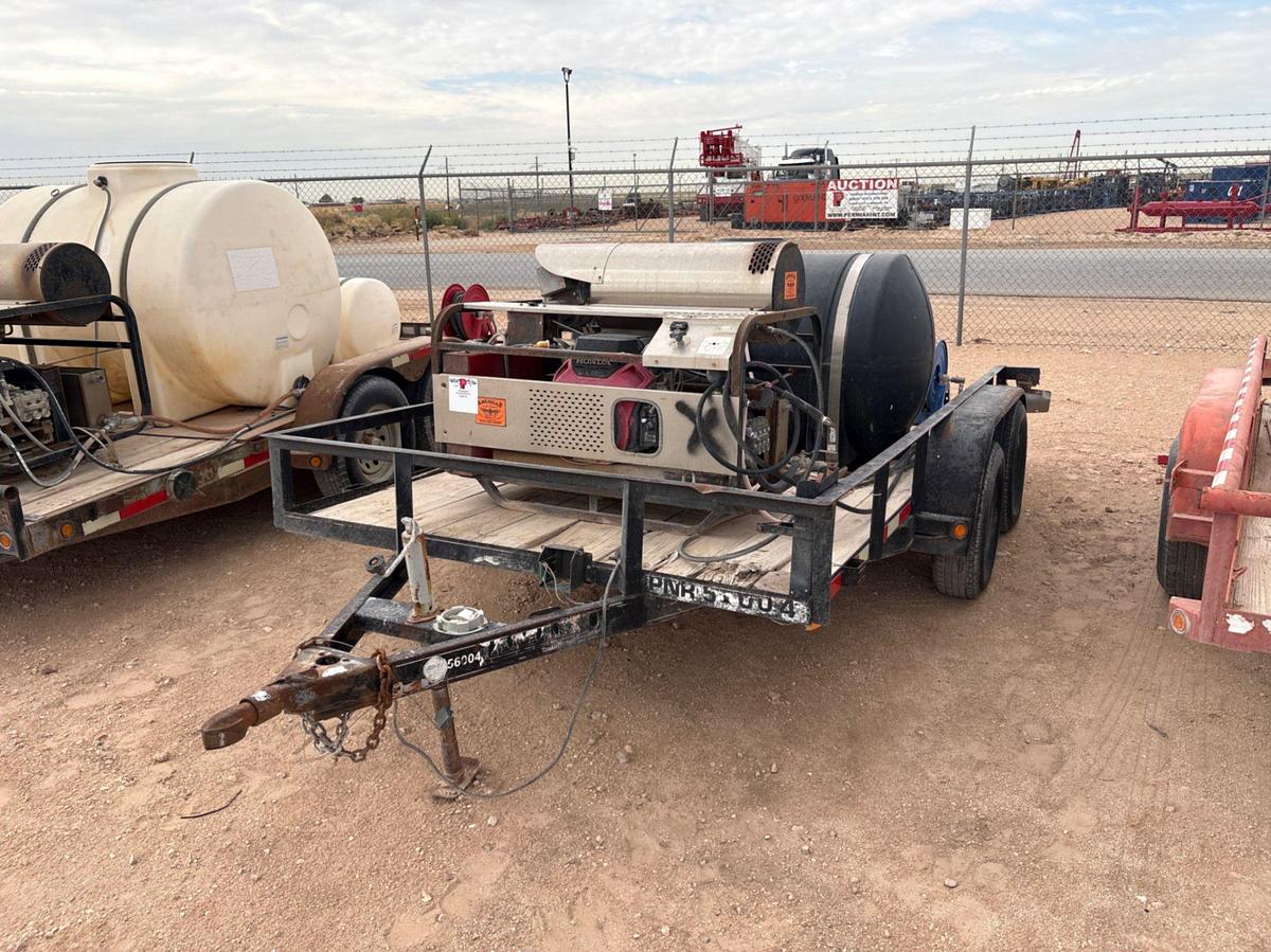 Used 2011 LAMAR TRAILERS 12’ X 6.5’ T/A BUMPER PULL PRESSURE WASH TRAILER