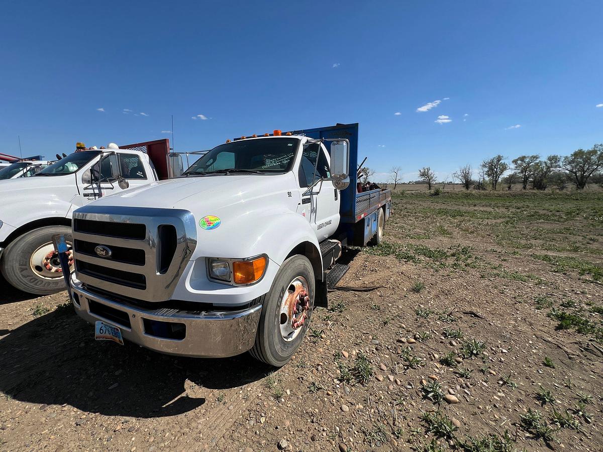 Used 2012 Ford F-650 Super Duty Truck W/ Tool Bed
