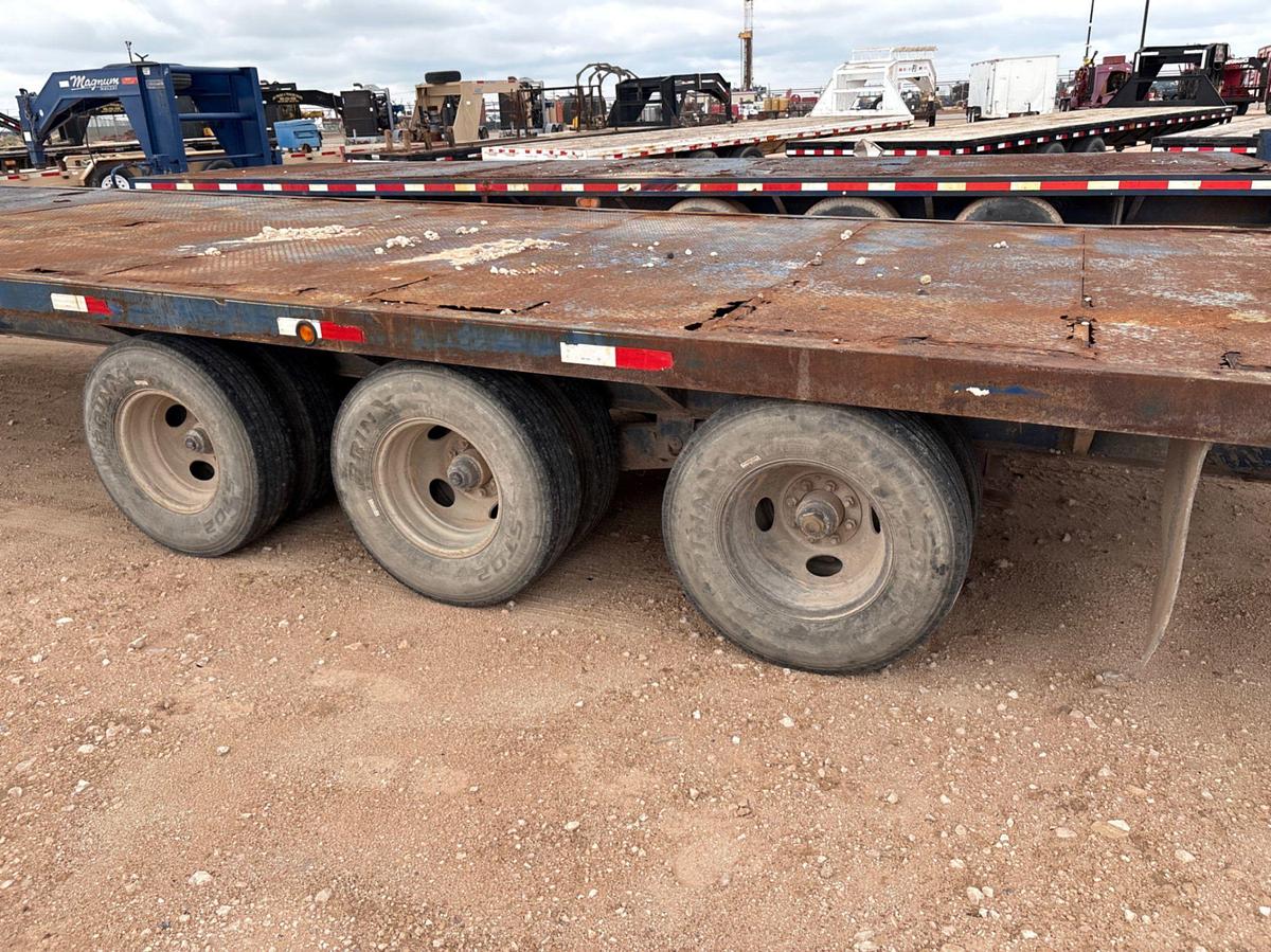 Used 2012 SURE-PULL 30’ X 8’ 3-AXLE GOOSENECK TRAILER