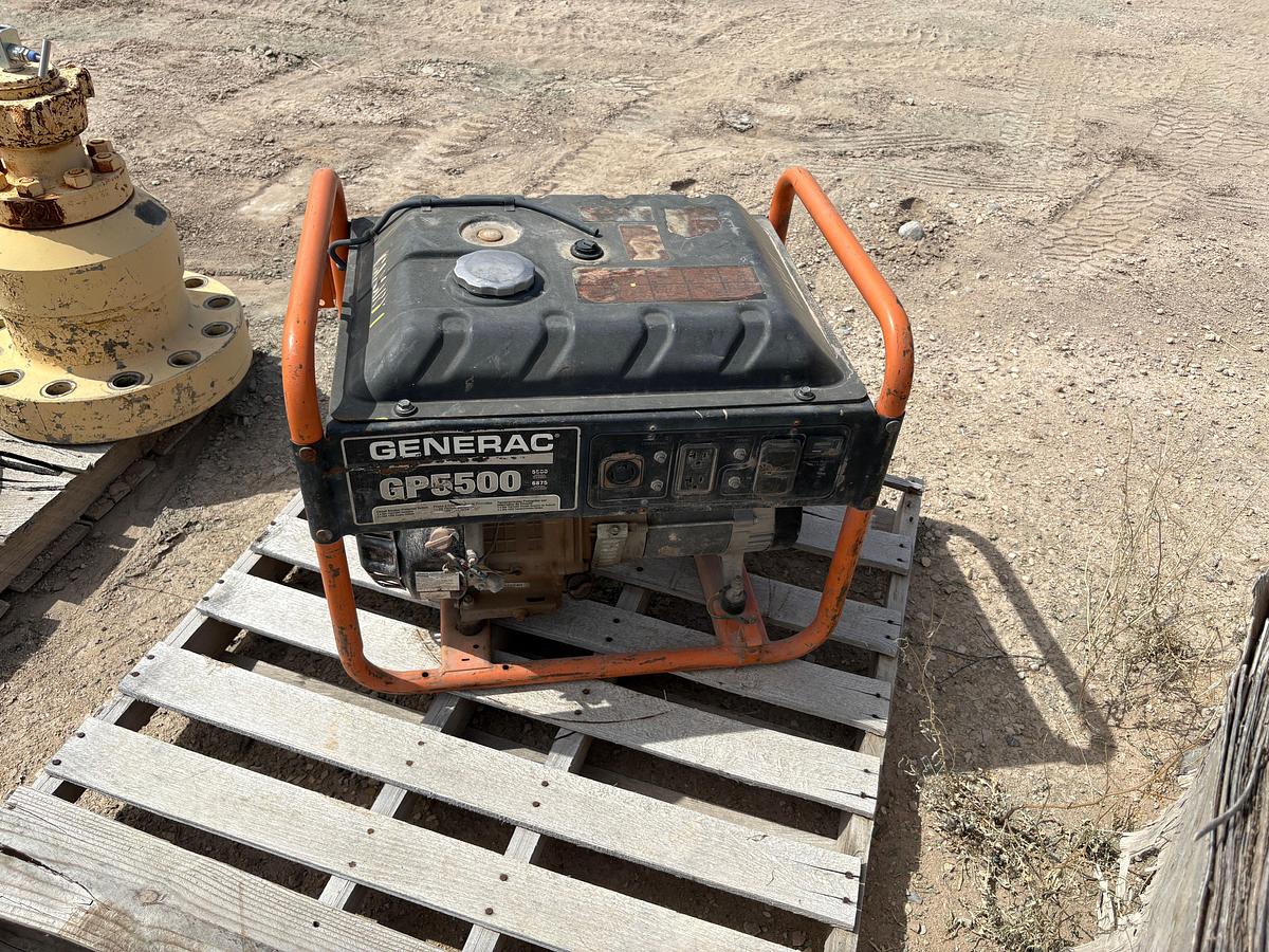 Used (8 pallets) w/ assorted flanges, 2-1/16” 10k gate valves, & (1) generac gp5500 generator