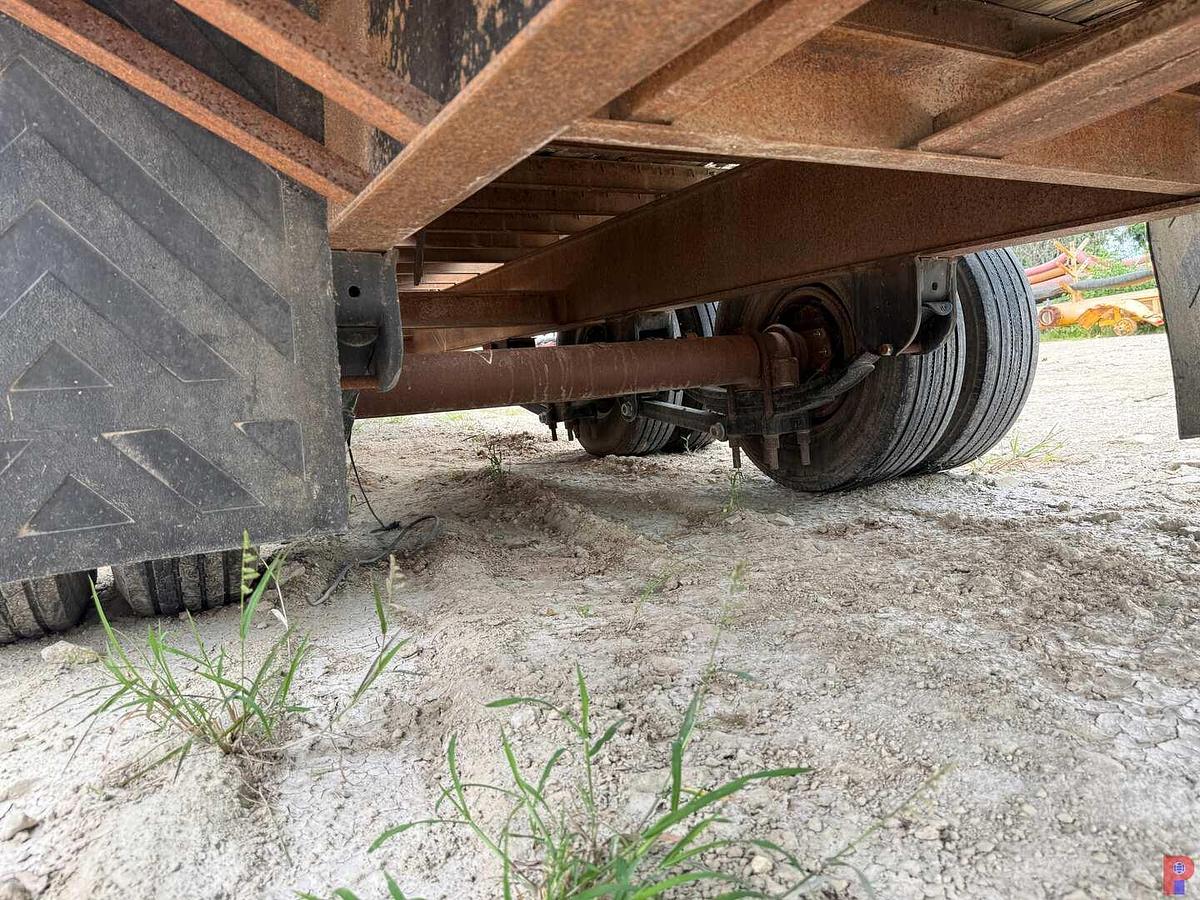 Used 2005 JAMIES WELDING 40’ X 102” T/A DUAL WHL. FLATBED GOOSENECK TRAILER