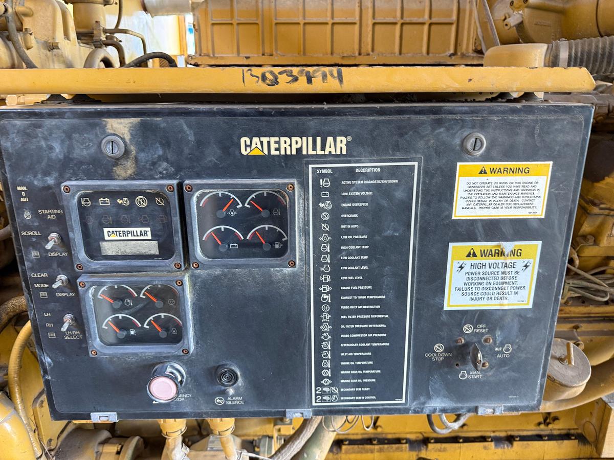 Used KATO 1204-KW DIESEL GENERATOR SET P/B CATERPILLAR 3512B 1621-HP
