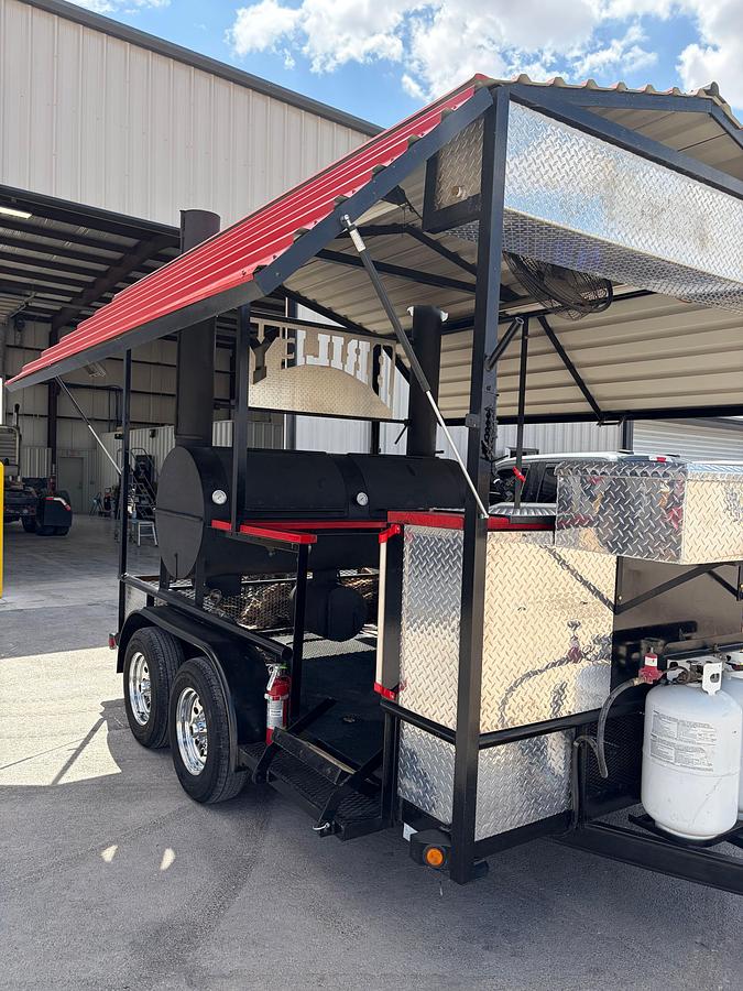 Used SHOPBUILT CUSTOM BBQ TRAILER