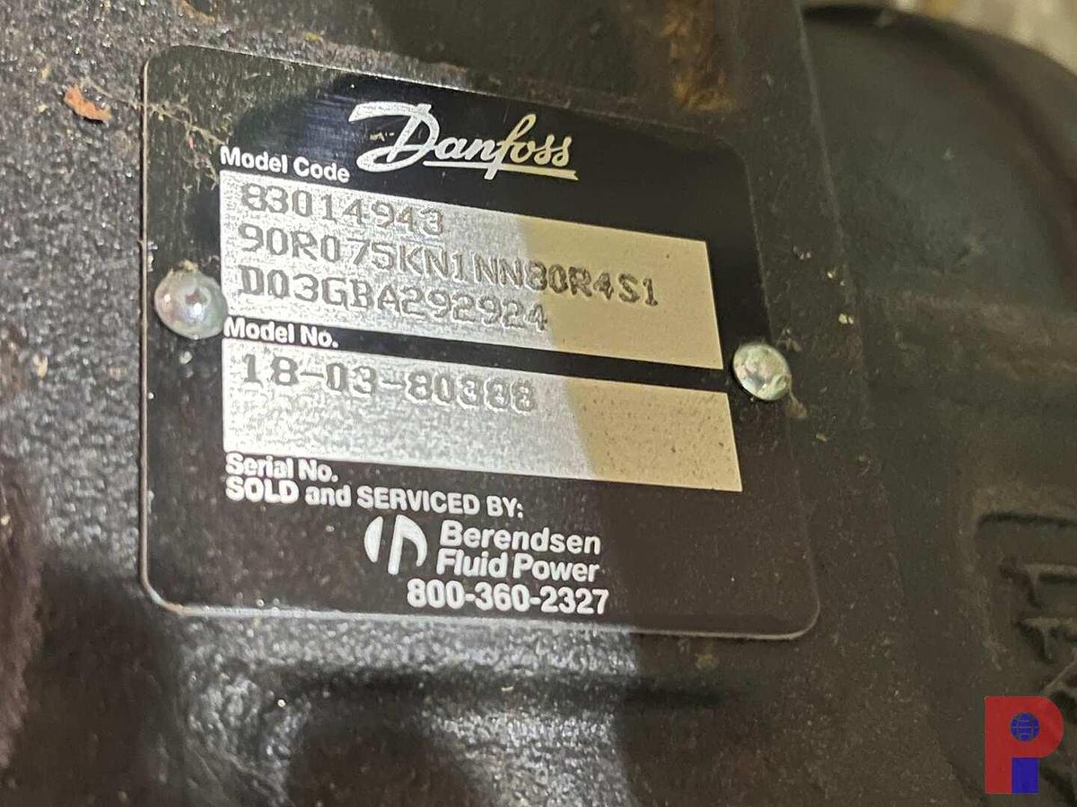 Used PALLET W/ (1)TWIN DISC COIL TUBING REEL PLANETARY, (1) DANFOSS HYD PUMP, (1) PARKER DENISON HYD PUMP F/ CT WET KIT