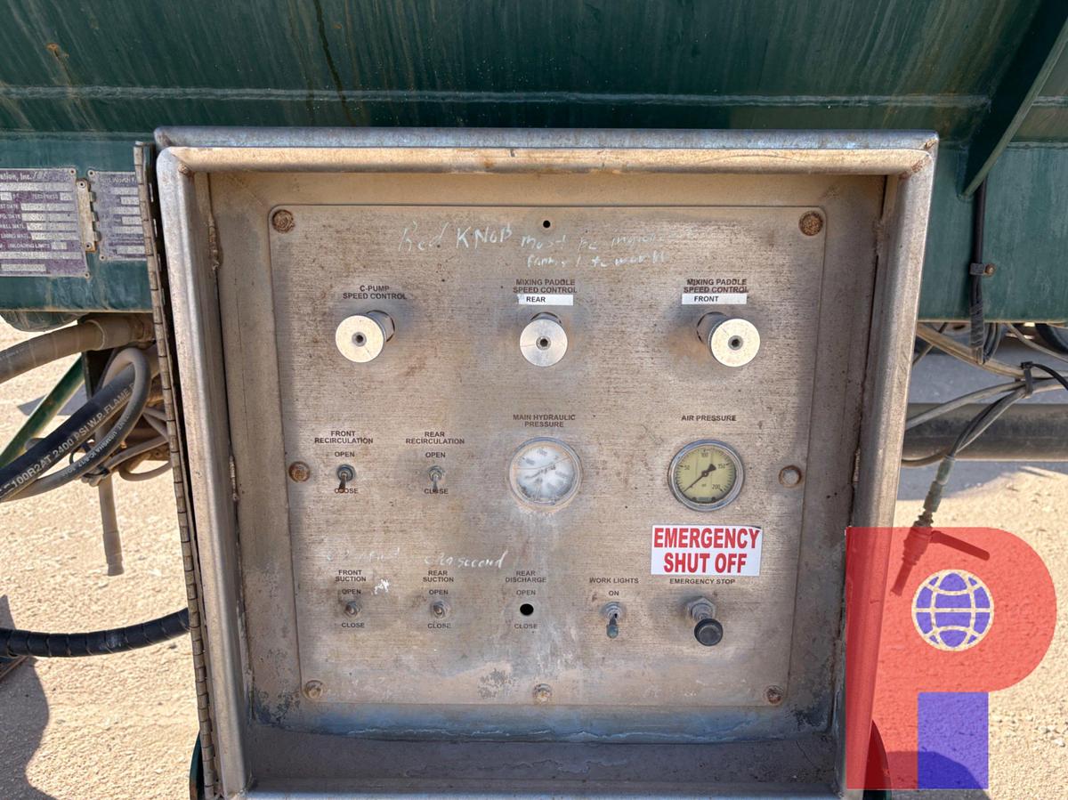 Used 2012 FORT WORTH FABRICATIONS 5,000 GALLON 2-COMP. T/A ACID TRANSPORT TRAILER