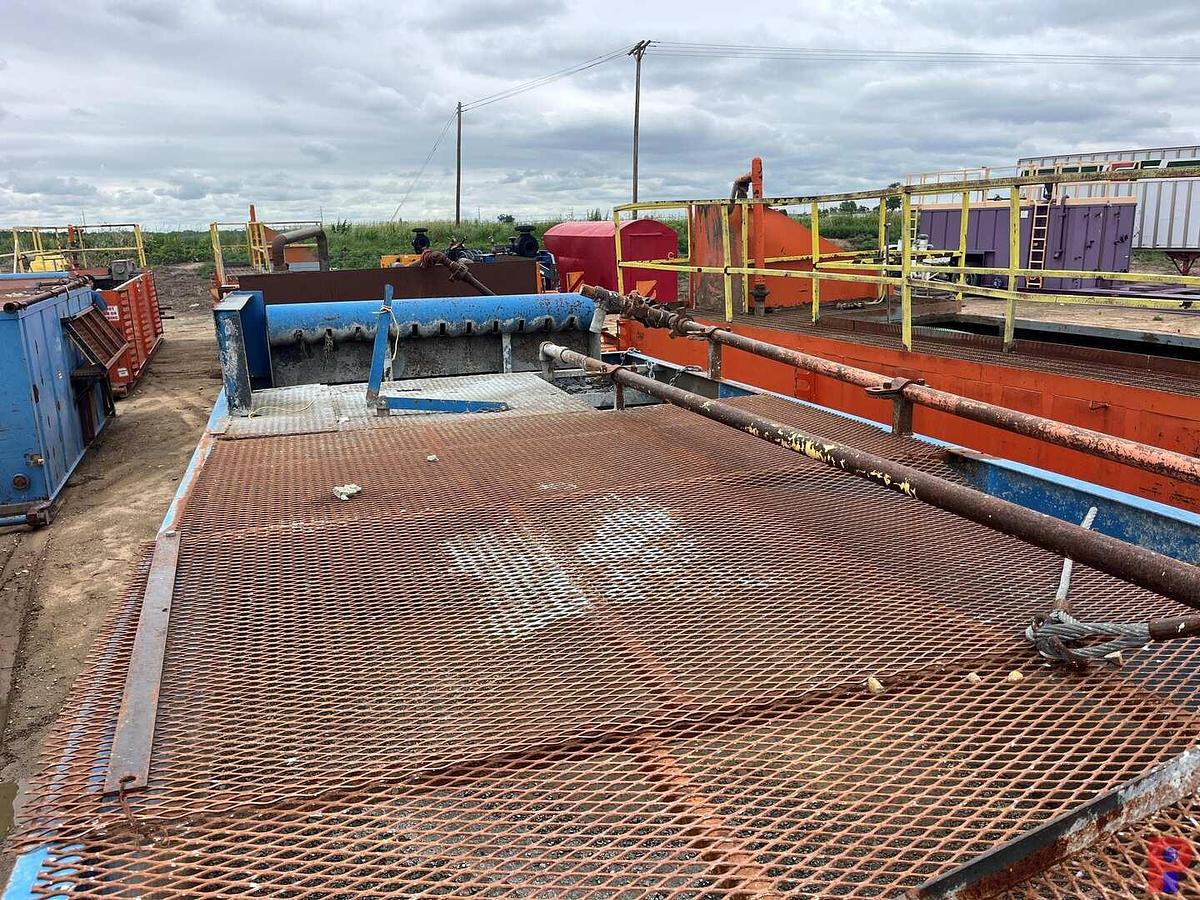 Used 22X8X6H CRIMPED STEEL REVERSE PIT W/ GAS BUSTER