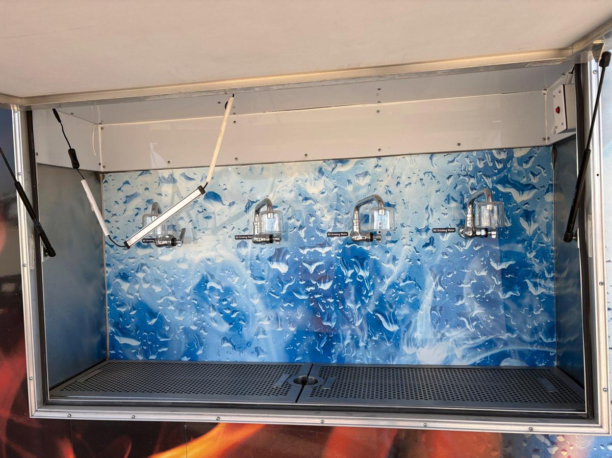 Used 2019 CARSON CUSTOM BUILT 7X14 MOBILE BRACKISH WATER TREATMENT SYSTEM 10000GPD T/A BUMPER PULL TRAILER