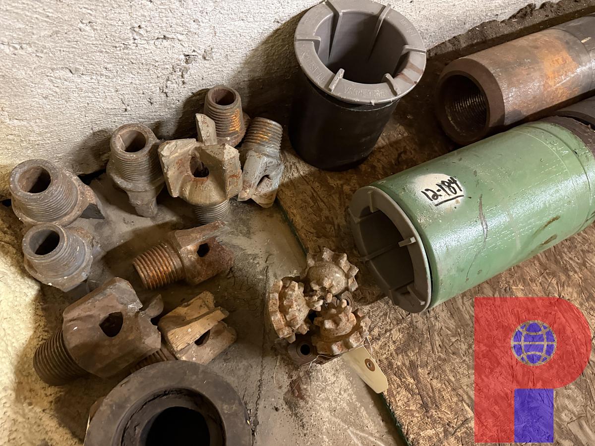 Used PALLET OF CASING FLOATS, (2) SUBS W/ CASING FLOATS, & (9) BLADED MILLS, (1) 4-1/2” DRILL BIT