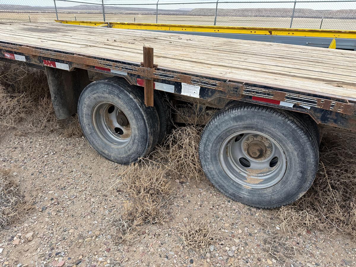 Used 2008 BIG TEX 22GN-40' FLATBED GOOSENECK T/A TRAILER