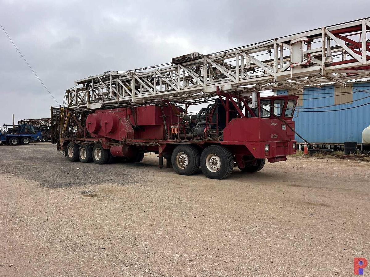 Used 2008 REFURB COOPER TL-550 DD 104'-250k 5 AXLE WELL SERVICE WORKOVER RIG