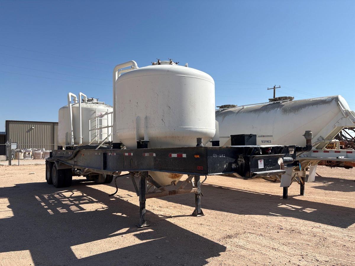 Used 1980 HALL 2-POD T/A DRY BULK TANK TRAILER