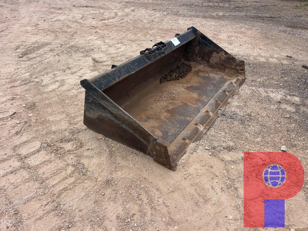 Used 74” LAND PRIDE SKID STEER BUCKET ATTACHMENT
