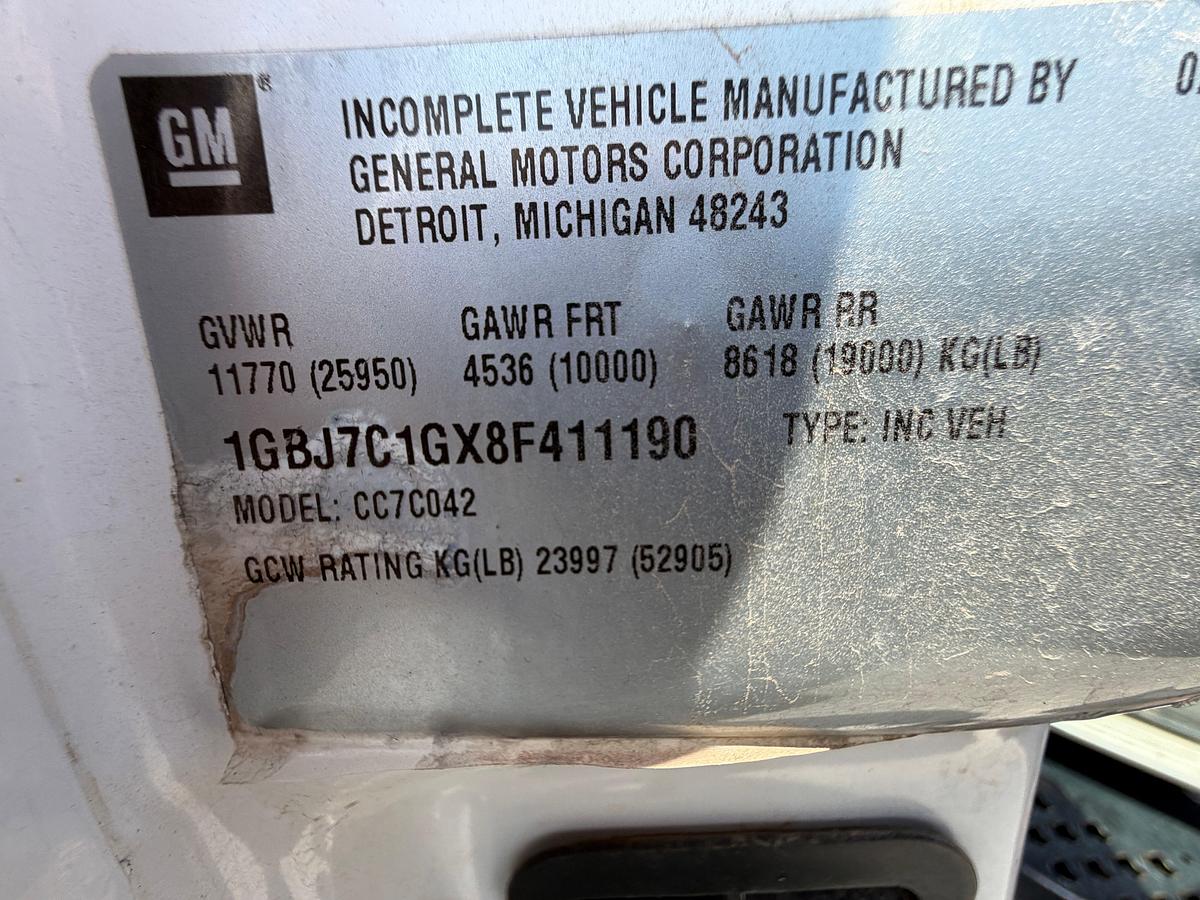 Used 2008 CHEVROLET HYDROTEST FLATBED TRUCK