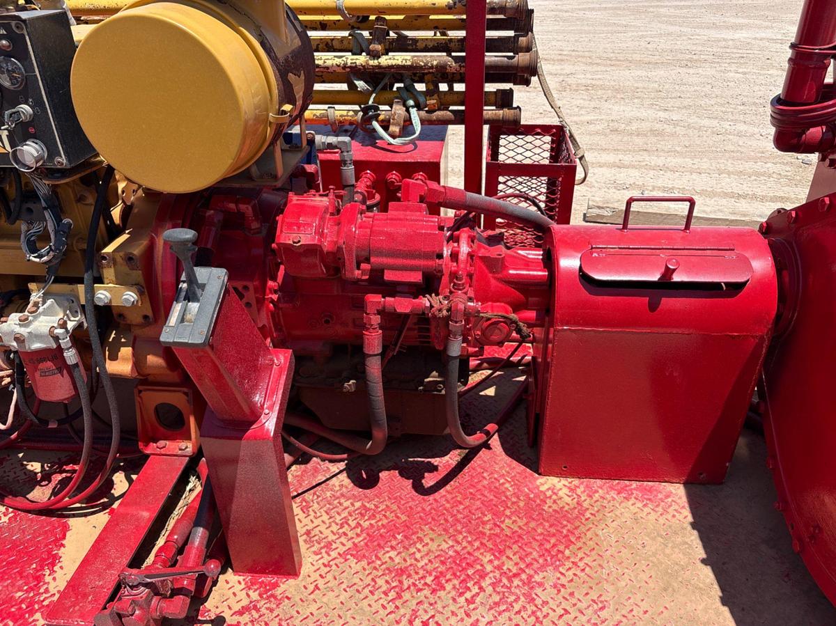 Used NOV 200T/JWS-340 pump unit, skidded