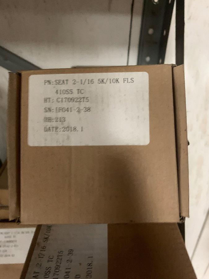 Used Lot of 2-1/16 Body Bushings, Packing, and Seat Rings