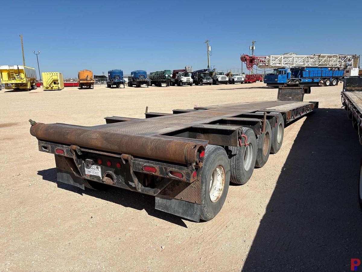 Used SHOPBUILT 4-AXLE 48’ X 8’ DROP DECK TRAILER