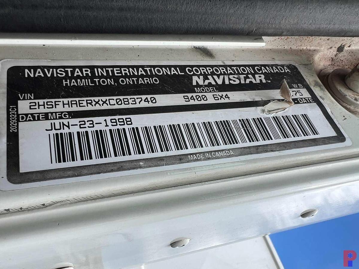 Used 1999 INTERNATIONAL  9400 T/A CEMENT PUMP TRUCK