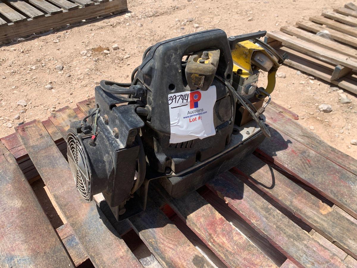 Used (2x$) Enerpac 15,000 PSI Hydraulic Power Units